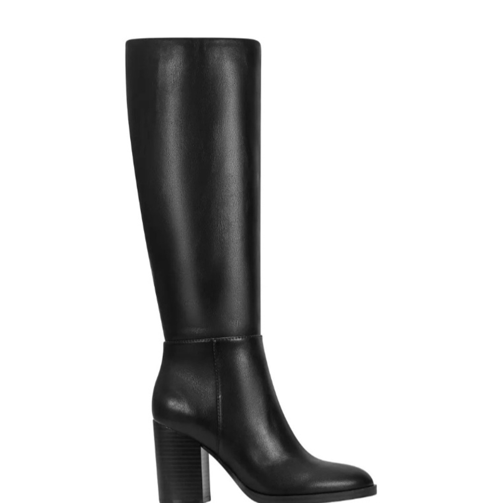 Unisa Black Heeled Boots for Women